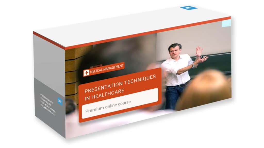 Course box presentation techniques for healthcare professionals